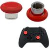 LiXiongBao 2 levette corte in metallo di ricambio per controller Xbox Elite Series 2, joystick analogici magnetici concavi corti per Xbox Elite Series 2 Core altezza standard (rosso)