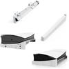 Generic Supporto orizzontale per PlayStation 5 Slim Edition, Base, Portaoggetti (Bianco)