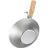 Halearo Secchio per Cemento Zincato Paletta Versatile per Fango per Cartongesso con Manico in Legno per Intonacatori