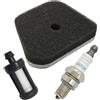 UHESWQ Misura for Stihl FS90 FS100 FS110 FS130 4 Mix Decespugliatore Motore Sostituisci la parte 4180 120 1800 Trimmer Filtro aria carburante Candela Kit