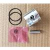 GTWSQQ Kit anello spinotto pistone G2500 da 34 mm adatto for mini motosega ZenoahKOMATSU G250 G2500T cinese 25cc 25.4cc 2500 2600(Double Ring)