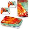 GALSOR Protettivo Per PS5 Skin Disc Edition Anime Console E Controller Vinile Cover Wraps Per PS 5 Version 11484 Senza Bolle E Senza Residui