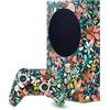 Head Case Designs Licenza Ufficiale Ninola Petali Colorati Verdi Assortiti Pacchetto Console Da Gioco Wrap E Pelle Per Controller Compatibile con Xbox Series S Console & Controller Bundle