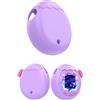 Generico Copertura protettiva morbida in silicone liquido resistente alle cadute, custodia protettiva antiscivolo per Tamagotchi Paradise, accessori per console di gioco (Viola)