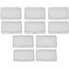 MechKit Custodia per cartucce Advance Confezione 10 coperture protettive premium in ABS trasparenti antipolvere per carte gioco GBA Leggero Durevole Design compatto antiscivolo Facile