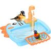 Generico Unità vasca da bagno Parrot - Vaschetta per regolabile, vaschetta con rubinetto automatico, comoda funzione di alimentazione | Vasca da bagno per pratico balcone portico cortile patio giardino