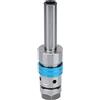 BowyTrading Supporto per mandrino autofilettante flottante, gambo dritto, telescopico, per rubinetti M2 M16, mandrino adattatore ER20, utensile per maschiatura per tornio CNC con galleggiante anteriore da 5 mm e