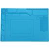 Whltzf Anti Static Electronic Repair Mat Grande Silicone Saldatura Pad con scanalature Saldatura StationMat Grande Saldatura Mat