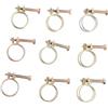 MUCKLILY 20pezzi Fascette Stringitubo in Acciaio Inox Doppio Filo Clip Regolabile Per Tubi Metallici Fascette Ferma Tubo Per Acqua e Olio