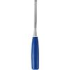 Generic Scalpello per Legno, Set di Scalpelli per Legno Durevole e Robusto con Elevata Resistenza Agli Urti e Manico in ABS Blu per la Lavorazione del Legno Scalpello Piatto per la