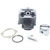 LIWaaGe Adatto for 1E51F-1 51F-1 YD78 YD81 BH29 8100 8500 78cc Motosega Kit cilindro 51MM Anello pistone