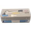 Helilyco MAG-123N - Lucidatrice portatile, smerigliatrice pneumatica ad alta velocità da 23500 giri/min con testa a gomito da 45 gradi per vetro e pietra, argento