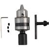 Opatiny Mandrino per trapano B12 senza chiave, gamma di serraggio 1,5-10 mm, mandrino per tornio ad alta precisione, per fresatrice, tornio, lavorazione del legno (albero mandrino 12 mm)