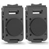 DAGLLGEW 2PCS Portautensili magnetico Clip da cintura Magnete da cintura resistente Clip-On Portautensili magnetico e hardware con serratura per viti Chiodi Cacciaviti Chiave Accessori in metallo
