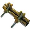 LASCO 13-1328 Morsetto di riparazione per tubi in acciaio inossidabile con due bulloni, 15,2 cm