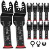 JTWEB 10 lame oscillanti per sega multitool bimetallica, cambio rapido