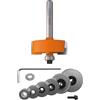 CMT ORANGE TOOLS CMT 935.501.11 - KIT FRESA GRADINO (0-12.7) HW Z2 S=12 D=35x12.7 DX +7 CUSC.