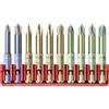 PB Swiss Tools BitBlock con 10 punte a croce Pozidriv e Combi Pozidriv fessura PB E6.712 | 100% Swiss Made | Pratico set di punte per applicazioni standard nell'industria e nell'artigianato