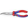 KNIPEX Pinza per meccanica - con becchi mezzotondi con tronchese, 26 22 200 | (pinza a becchi di cicogna); con manici comfort 200 mm