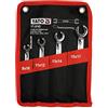 Yato YT-0143 - Due chiavi piatte 8-17 fori mm