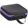 Yunmeryker Valigetta Porta Trapano Elettrico Scatola Porta Attrezzi Rigida Organizer Zipper Borsa Impermeabile Oxford Ideale per Meccanico Fai Da Te Uso Domestic, Viola, 22cmx17cmx6cm