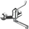 Without Brand / Generic MISCELATORE MONOCOMANDO LAVELLO A MURO CON LEVA CLINICA LINEA TEN Cromo