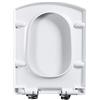QYLJZB - Copriwater di ricambio per sedile WC con chiusura silenziosa, in polipropilene, forma rettangolare, universale, durevole, adatto a tutte le normali vasche da bagno
