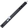 METALIDEAL Verrou ou loquet vertical noir avec pointe - 400 mm