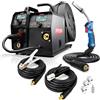 PATON ProMIG-250-15-4 250A Saldatrice inverter professionale MIG 3 in 1 con alimentazione filo 15-4, sistema a 4 rulli, Saldatrice MIG senza gas, digitale, ideale per uso professionale