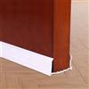 IGTOPS Paraspifferi per porte, 96 cm, in PVC, strisce di protezione acustica, protezione dal vento, insonorizzazione, a prova di insetti, antivento (bianco)