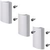 SOTECH 3 x SOTECH maniglia per porta da balcone SEJA II alluminio anodizzato 85 x 40 x 20 mm maniglia per porta finestra