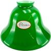 fd-bolletta arredamento e illuminazione Paralume vetro di ricambio per lampada, campana verde vi3 Misure:H 11cm,Ø vetro 19cm,Ø esterno imboccatura 5,4cm