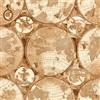JIAOQSS Carta da Parati Adesiva Mappa del mondo astrattaIspirazione Mappa del mondo antica Carta adesiva per pareti Pellicola Mobili Adesiva Lavabile Fantasia, Impermeabile Bagno Cucina Armadio Mobili Vint