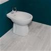BB BuyBath Bidet a terra tradizionale in ceramica colore bianco 40 cm - Magic
