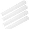 SOTECH 4 pezzi SOTECH Staffa di Supporto 400 mm Bianco incluso Materiale di Montaggio Staffa di montaggio Staffa in Acciaio Montaggio a Parete