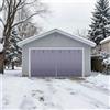 Generic Schermo per Porta Del Garage per L'inverno Tende Magnetica per Porta Isolamento Termico Impermeabile Tende per Porte B244-488cm H213-305cm Apertura Centrale(Grigio,274x274 cm)