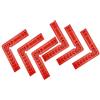 CDIYTOOL 10,2 cm quadrati di posizionamento, morsetto ad angolo retto, 90 gradi, per la lavorazione del legno con morsetto angolare a L per cornici, scatole, armadi o cassetti, utensili da carpentiere