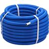 Quick Plomberie Rotolo di tubo multistrato corrugato blu Ø16 mm | Lunghezza 50 m | Isolamento termico efficiente | Ideale per impianti idraulici e riscaldamento | Resistente e facile da installare | QUICK PLOMBERIE