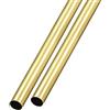 METALLIXITY Ottone Tubo (8mm OD x 0.2mm Wall T x 300mm L) 2pz, Tubo Dritto in Metallo Senza Cuciture - Tubo Tondo in Ottone per Casa Arredamento, Macchine, Fai-da-Te Artigianato