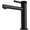 Mai & Mai Rubinetto Miscelatore Monocomando, Rubinetto Bagno Lavabo Bidet Lavandino18.1cm WAO-7601 Nero Opaco