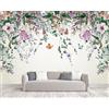 Naturempress Carta Da Parati Moderna 150X105（Larghezza x Altezza） Vite Fiore Acquerello Fotomurali Moda Decorazione da Muro XXL Poster Gigante Design Carta per pareti