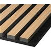 Fibrotech PANNELLO ACUSTICO IN LEGNO MDF E FIBRA DI POLIESTERE BASIC 2440x605x22mm (ROVERE CHIARO)