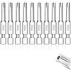 NAUIX Punte Torx T25 (confezione da 10 pezzi, 5,1 cm), attacco esagonale da 1/4, in acciaio S2, magnetiche, a prova di manomissione, set di punte per cacciavite a stella a 6 punte