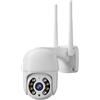 Jortan Tech Telecamera di sicurezza JT-8163QJ con sensore ad alta sensibilità, visione notturna a doppio LED, codifica H.264, monitoraggio intelligente e connettività Wi-Fi IP66