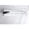 NOLUXA IMEX - Soffione Doccia Effetto Pioggia 15cm Cromato | Soffione Cascata per Doccia a Incasso | Realizzato in Acciaio Inox S.304 | Ricambio Originale IMEX