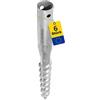 DMX - Set da 6 supporti per pali rotondi Ø 60 mm - Ancoraggio a terra da avvitare - Base a vite - Inserti per avvitamento nel terreno - Supporto per pali - Ancoraggio a terra - Picchetto - Inserto per
