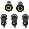 XIAONIYI 5/10 pezzi PJ-392A 3,5 mm 4 pin presa audio connettore femmina for cuffie con dadi 3,5 mm 4 poli jack for montaggio a pannello PJ392A(10Pcs)