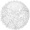 HOLIDYOYO Paralume Globo in Vetro Trasparente 3.94In Con Filo Di Alluminio Per Lampada Da Soffitto E Sospensione Design Elegante Facile Installazione