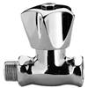 Paffoni ZACC023CR Rubinetto arresto con attacco a muro 1/2"G attacco frontale 1/2"G femmina