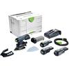 Festool Levigatrice a delta a batteria DTSC 400 Li 3,1 I Set (con batteria, caricatore rapido, adattatore di alimentazione (con cavo di alimentazione plug it), scarpe abrasive, protezione, sacchetto